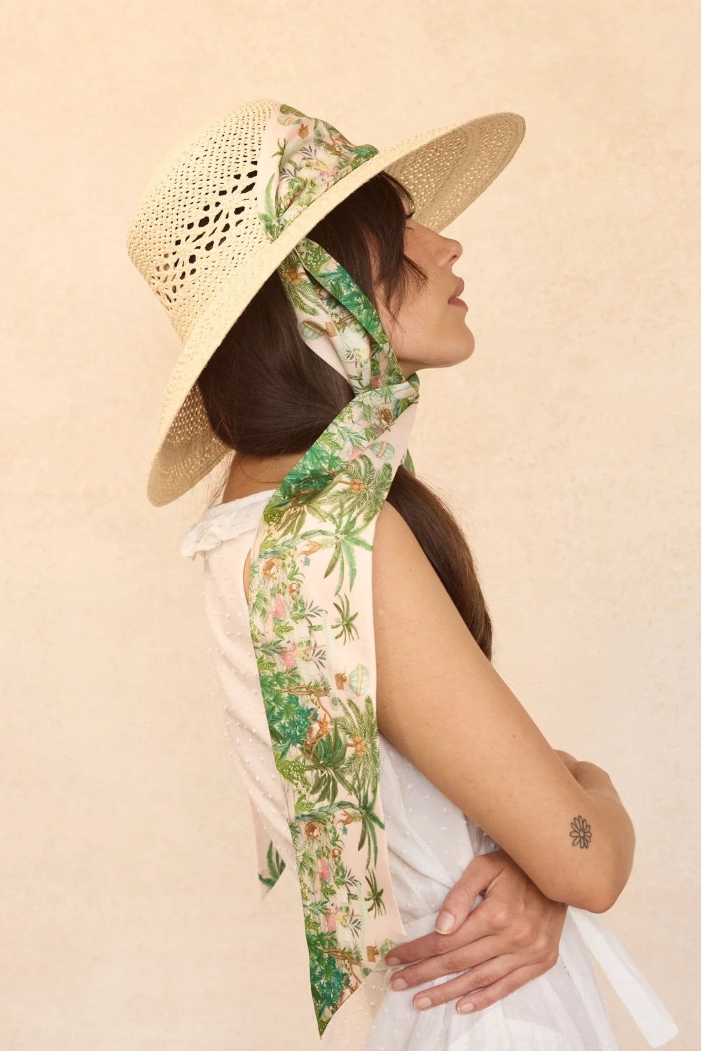 Shop Lorna Murray x Kathy Hilton Summer Soiree | Palm Beach | Cross The Sea Panama Hat - Lorna Murray