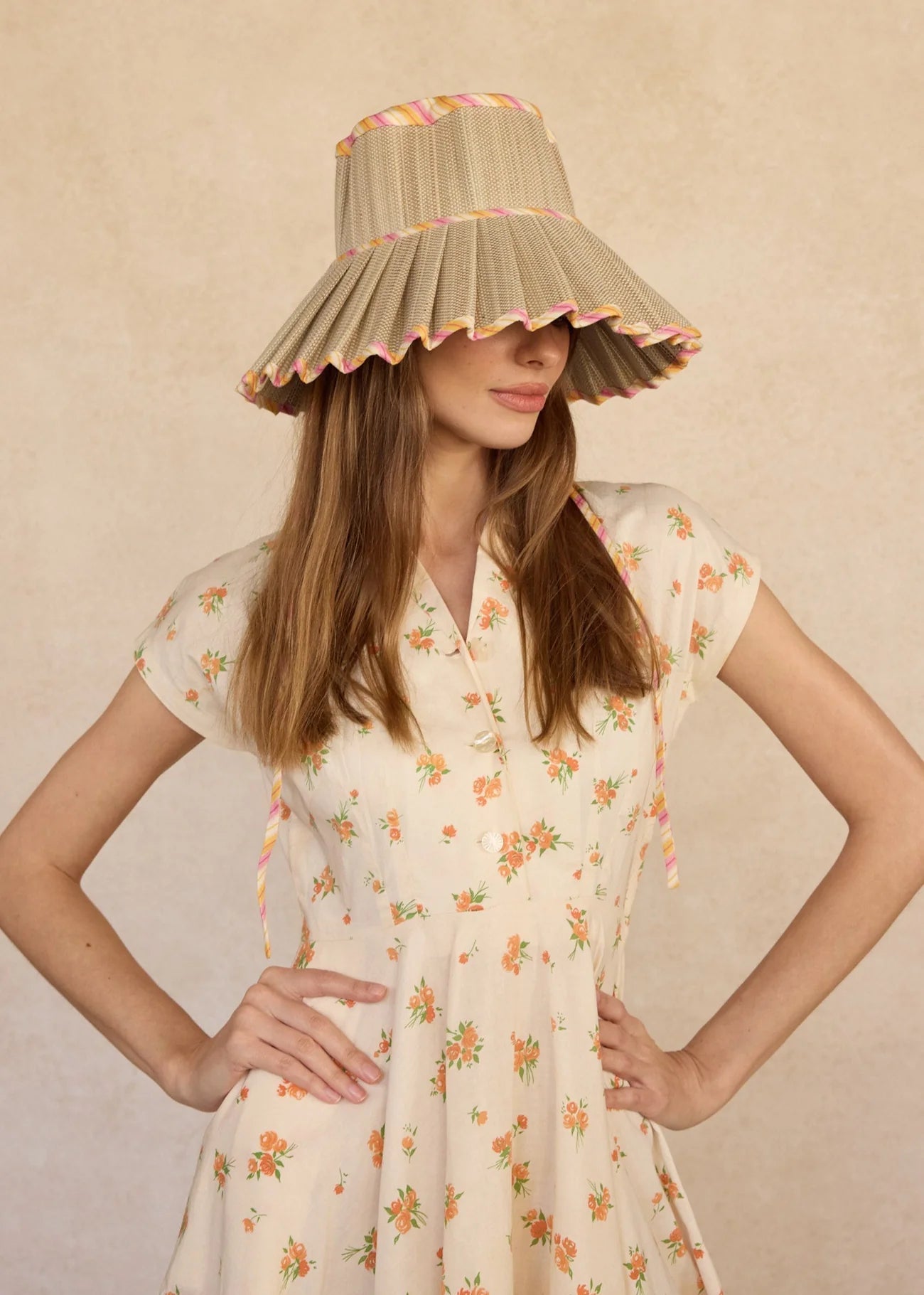 Shop Lorna Murray X Kathy Hilton Sunbed Sunbed – Luxe Capri Hat - Lorna Murray