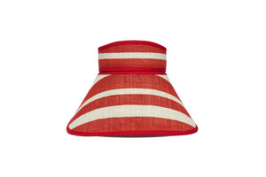 Shop Lorna Murray x Shona Joy Pampelonne Sanctuary Sun Visor | Ruby Red - Lorna Murray