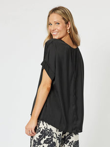 Shop Louvre Luxe Top| Black - Hammock & Vine