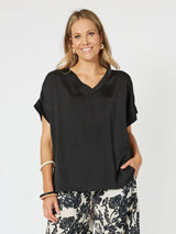 Hammock & Vine Louvre Luxe Top – Black