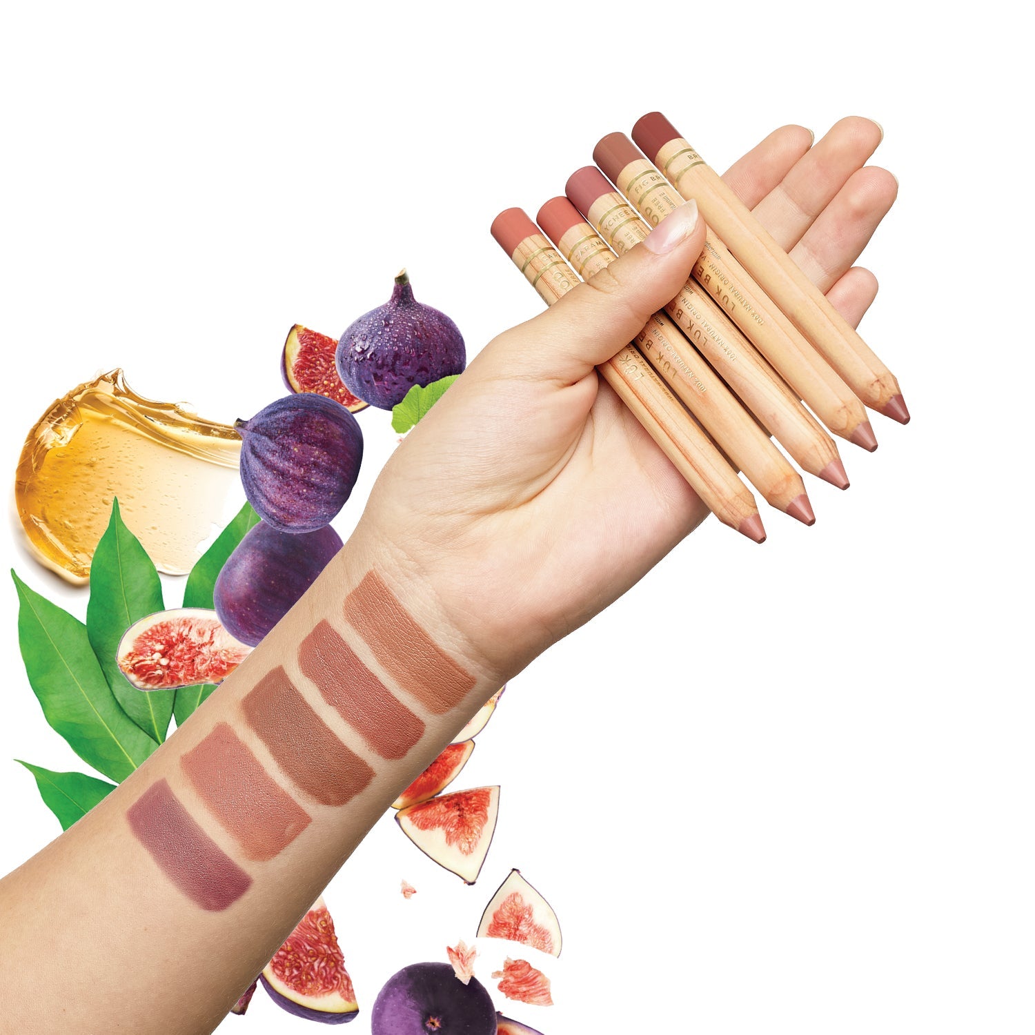 Shop Luk Beautifood Natural Lipstick Crayon + Lip Liner - Lük Beautifood