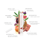 Shop Luk Beautifood Natural Lipstick Crayon + Lip Liner - Lük Beautifood