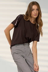 Madly Sweetly Duality Tee MS1932 Chocolate/Blush