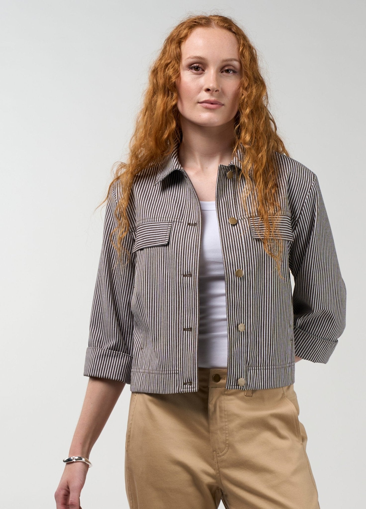 Shop Madly Sweetly Signal Jacket MS1975 Chocolate - Madly Sweetly