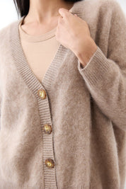 Shop Mae Cardi | Biscuit - Mia Fratino