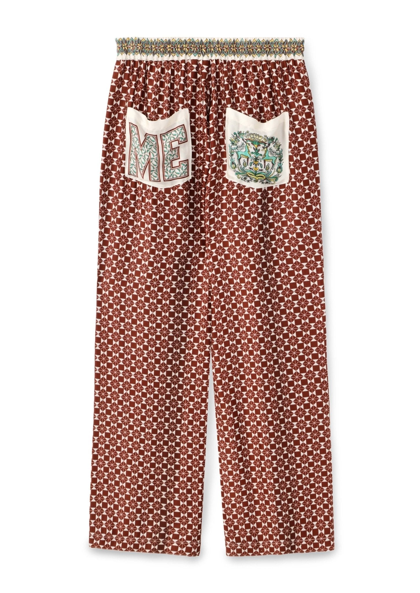 Shop Me369 Bailey Sporty Jade Straight Pants - Me369