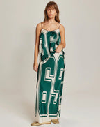 Shop Me369 Blakely Sporty Jade Slip Skirt - Me369