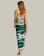 Shop Me369 Blakely Sporty Jade Slip Skirt - Me369