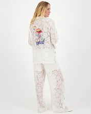Shop Me369 Eli Lace Shirt With Pockets - Me369