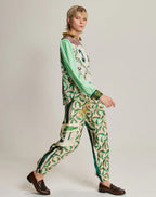 Shop Me369 Grace Sporty Jade Cropped Shirt - Me369