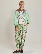 Shop Me369 Grace Sporty Jade Cropped Shirt - Me369