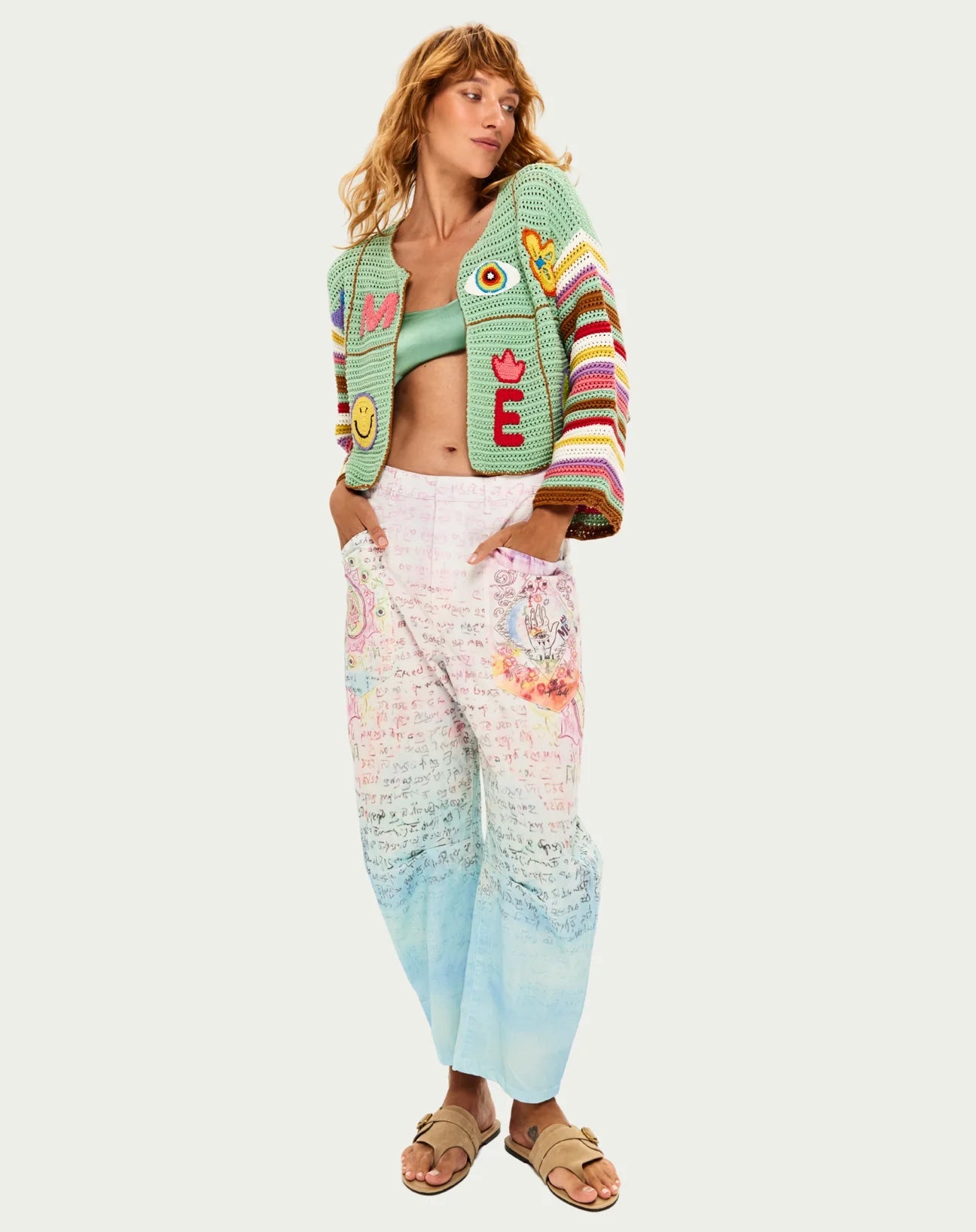 Shop Me369 Ibiza Crochet Crop Cardigan | LIMITED EDITION - Me369