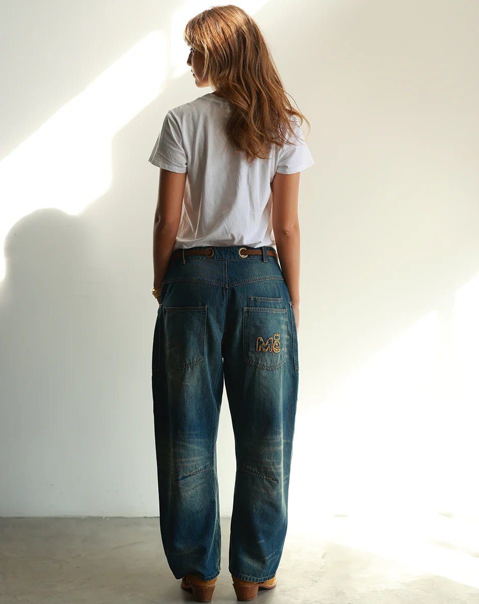 Shop Me369 Juno Tapered Leg & Rope Denim Jean - Me369