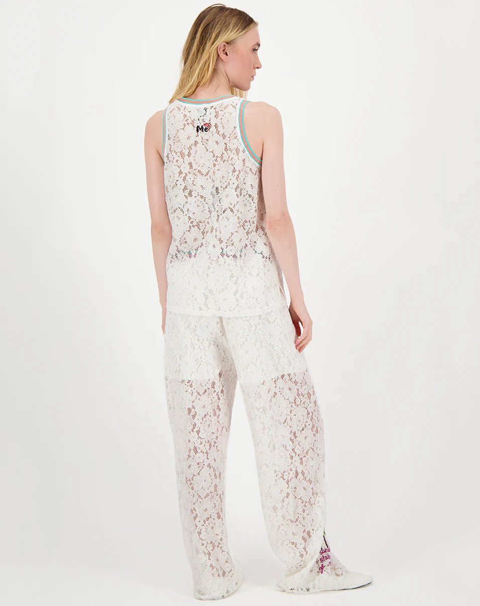 Shop Me369 Moa Lace Stright Leg Pant - Me369