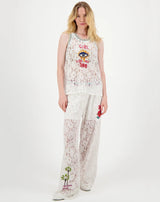 Me369 Moa Lace Stright Leg Pant