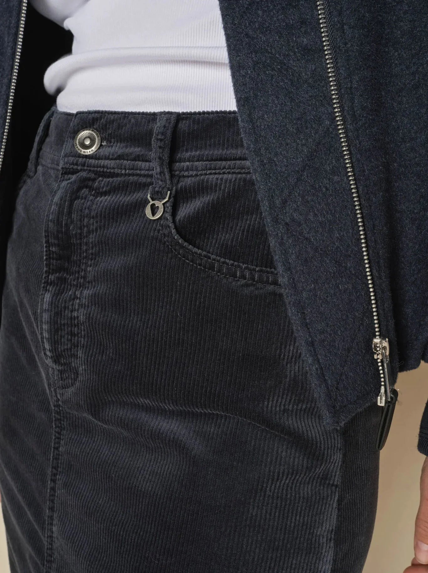 Shop Mella Corduroy Skirt - Mos Mosh