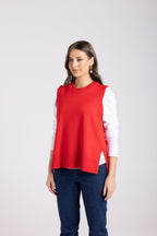 Shop Merino/Cotton Knit Vest - Two T's
