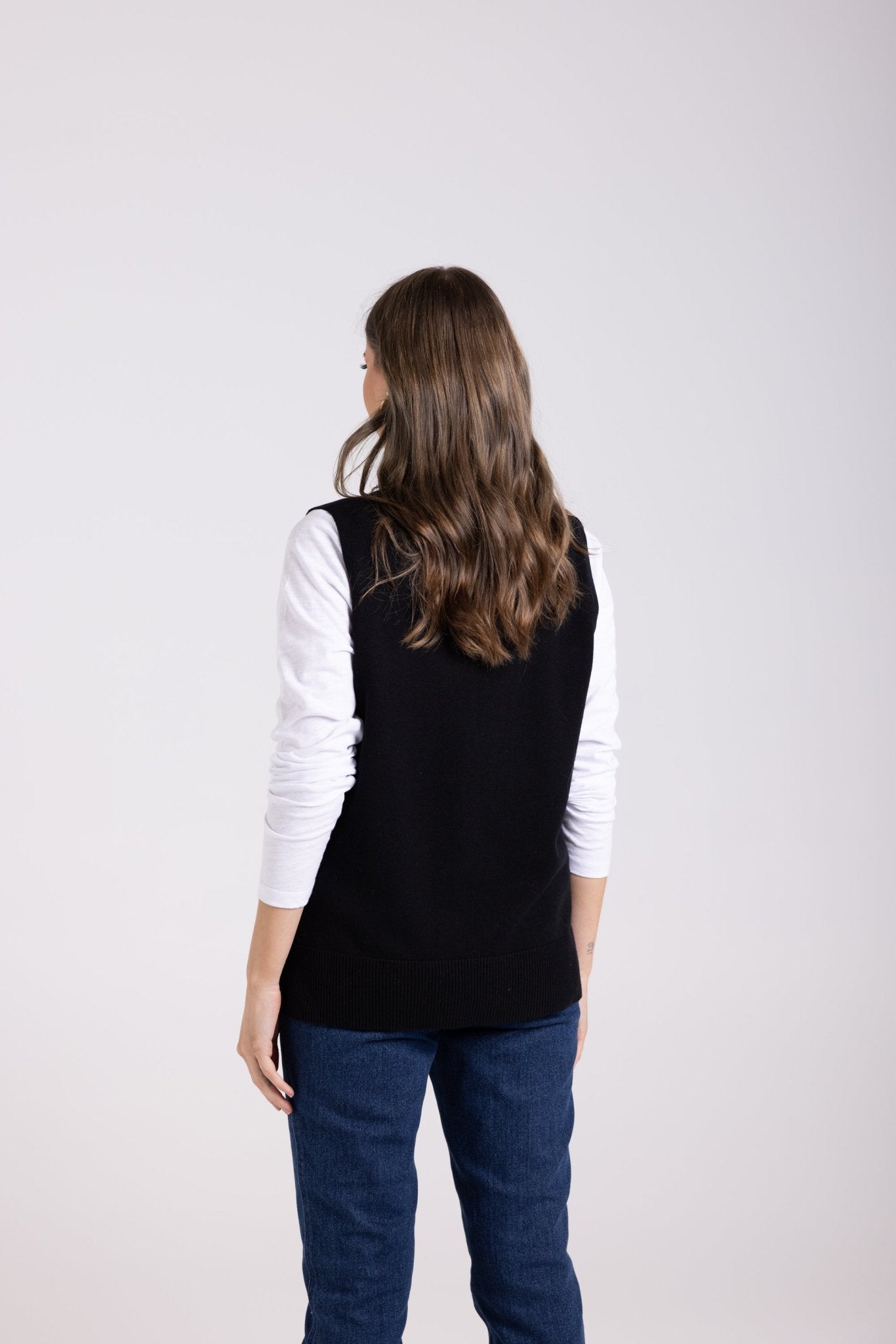 Shop Merino/Cotton Knit Vest - Two T's