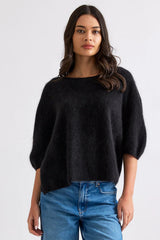 Mia Fratino Eliza Brushed Cashmere/Merino Tee