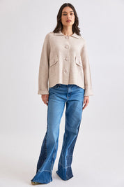 Shop Mia Fratino Elwood Knitted Jacket - Mia Fratino