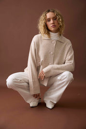 Shop Mia Fratino Elwood Knitted Jacket - Mia Fratino