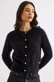 Shop Mia Fratino Sierra Brushed Cashmere/Merino Cardi - Mia Fratino