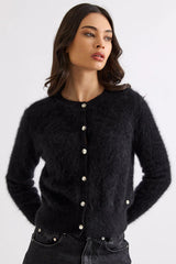 Mia Fratino Sierra Brushed Cashmere/Merino Cardi
