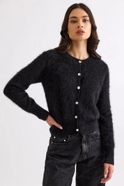 Shop Mia Fratino Sierra Brushed Cashmere/Merino Cardi - Mia Fratino