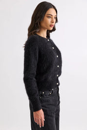 Shop Mia Fratino Sierra Brushed Cashmere/Merino Cardi - Mia Fratino