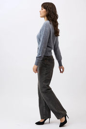 Shop Mia Fratino Sierra Brushed Cashmere/Merino Cardi - Mia Fratino