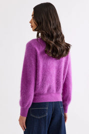Shop Mia Fratino Sierra Brushed Cashmere/Merino Cardi - Mia Fratino