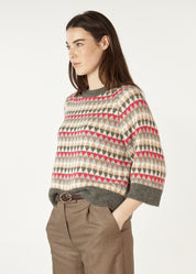 Shop Mohair Fairisle Jumper - Zaket & Plover