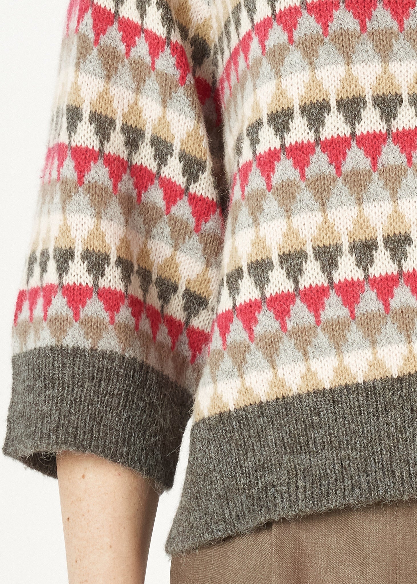 Shop Mohair Fairisle Jumper - Zaket & Plover