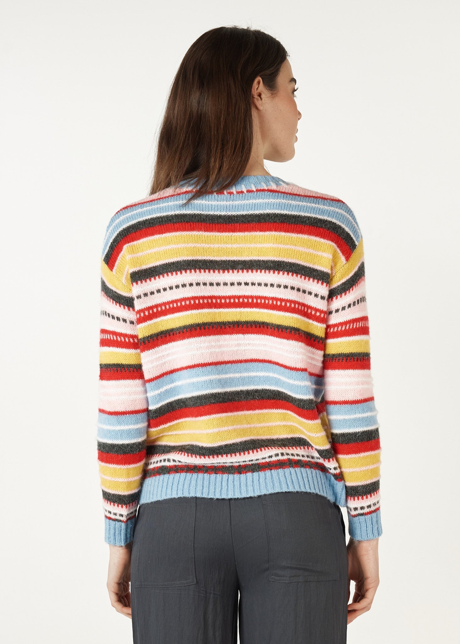 Shop Mohair Stripe Jumper - Zaket & Plover