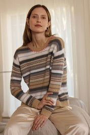 Shop Mohair Stripe Jumper - Zaket & Plover