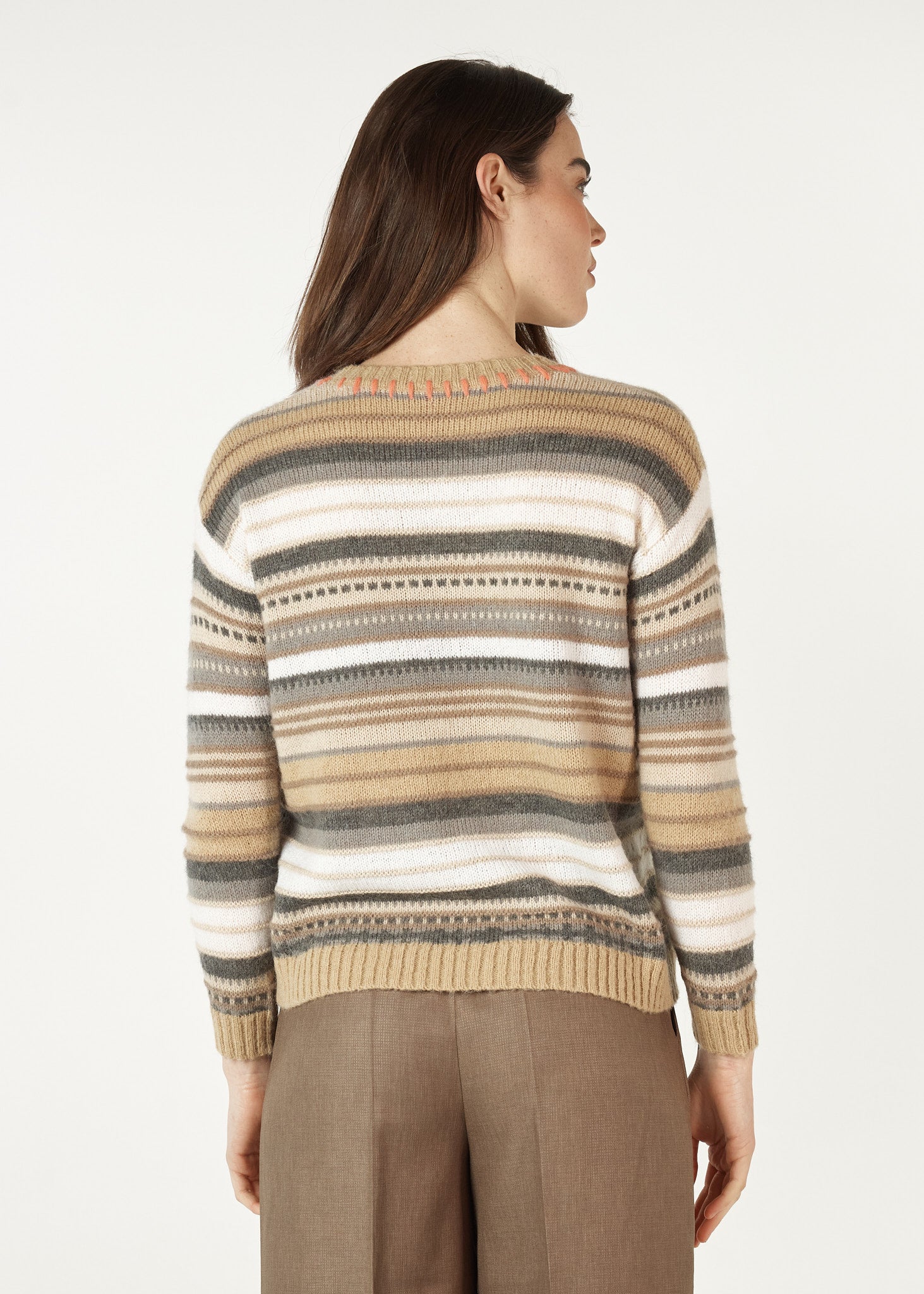 Shop Mohair Stripe Jumper - Zaket & Plover