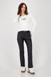 Shop Monari African Ranch Leopard Cotton LS T-Shirt - Monari