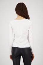 Shop Monari African Ranch Leopard Cotton LS T-Shirt - Monari