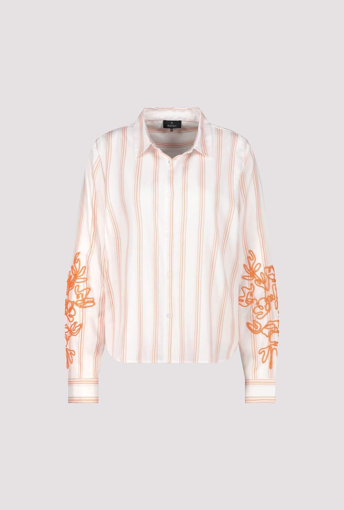 Shop Monari All-Over Print Stripe Shirt - Monari