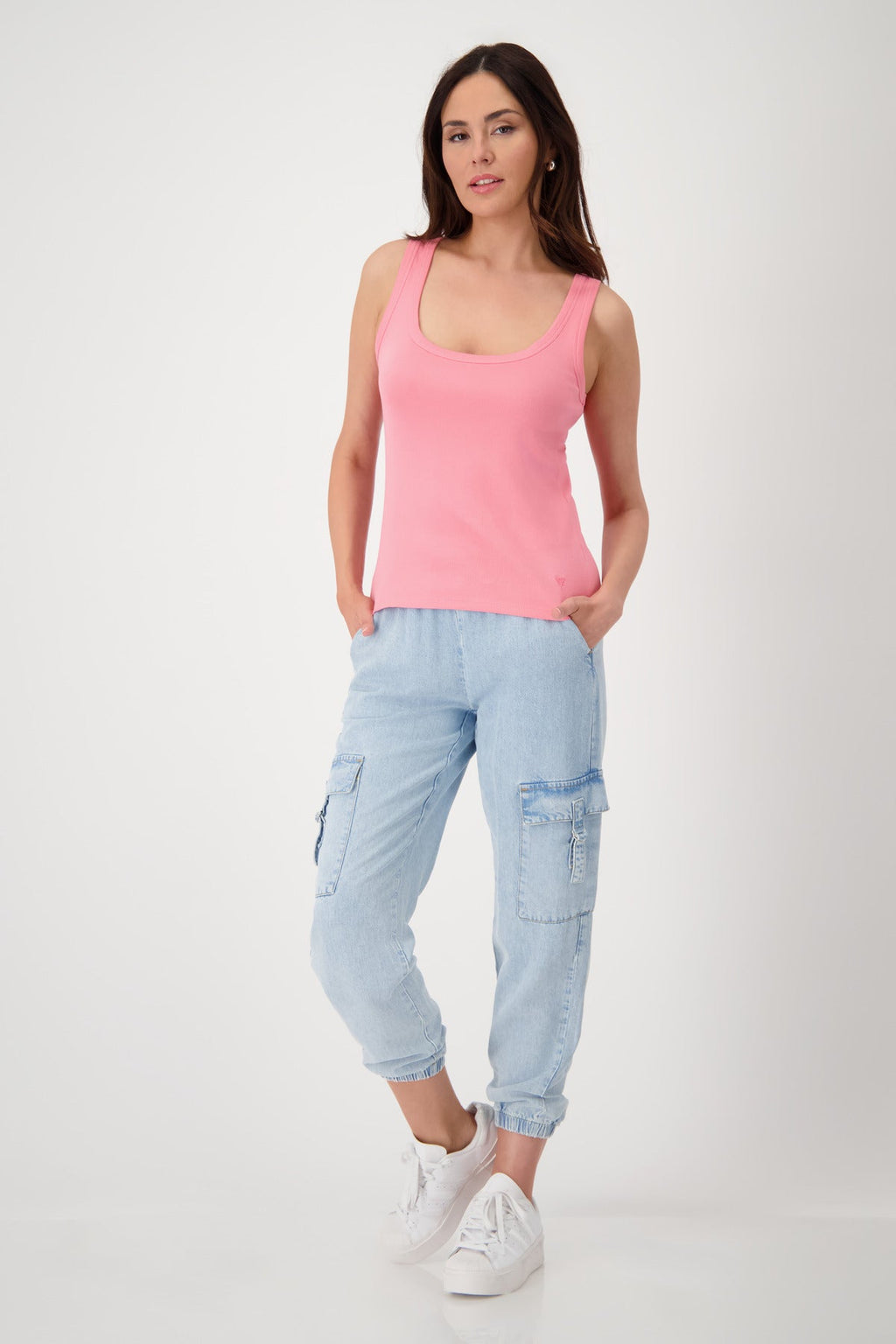 Shop Monari Bali Pima Rib Tank Top - Monari