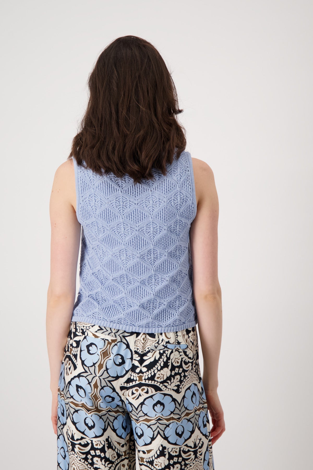 Shop Monari Buenos Aires Ajour Knit Top - Monari