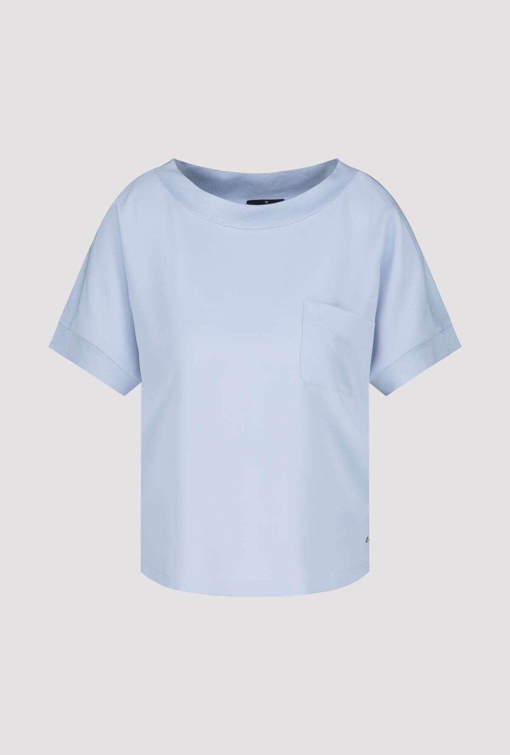 Shop Monari Buenos Aires Basic Neck Jersey Blouse - Monari