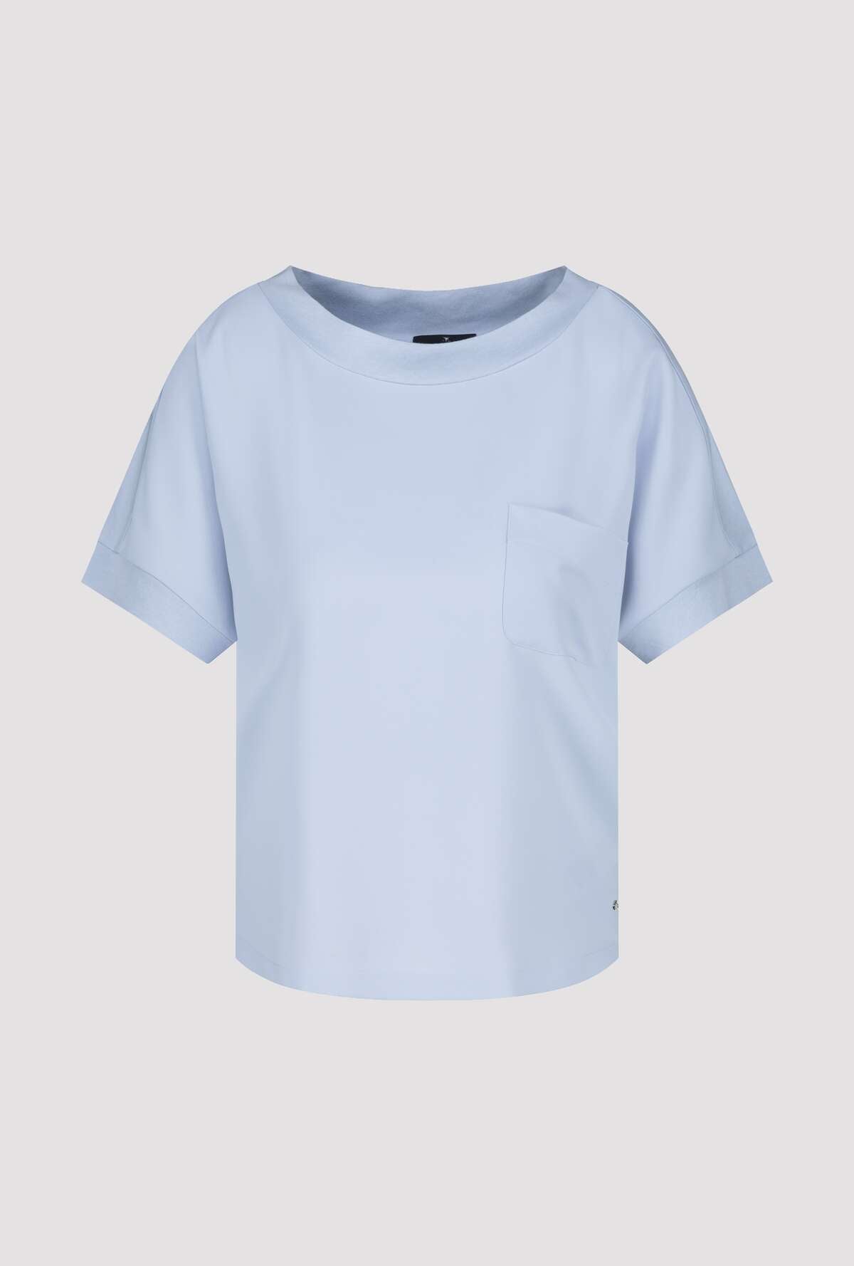 Shop Monari Buenos Aires Basic Neck Jersey Blouse - Monari