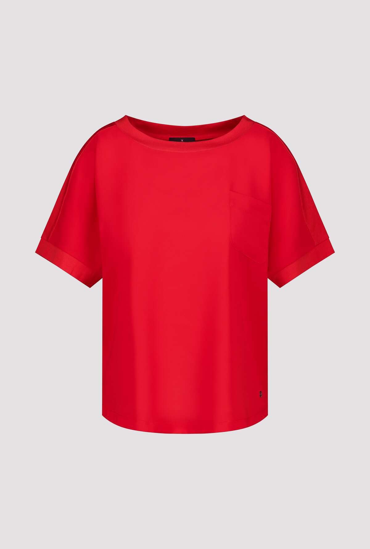 Shop Monari Buenos Aires Basic Neck Jersey Blouse - Monari