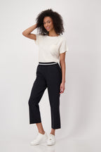 Shop Monari Buenos Aires Basic Neck Jersey Blouse - Monari