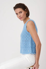 Shop Monari Call It Spring Ajour Knit Top - Monari
