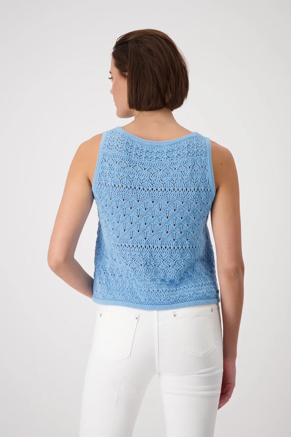 Shop Monari Call It Spring Ajour Knit Top - Monari