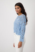 Shop Monari Call It Spring Lace Sweater Cornelly - Monari