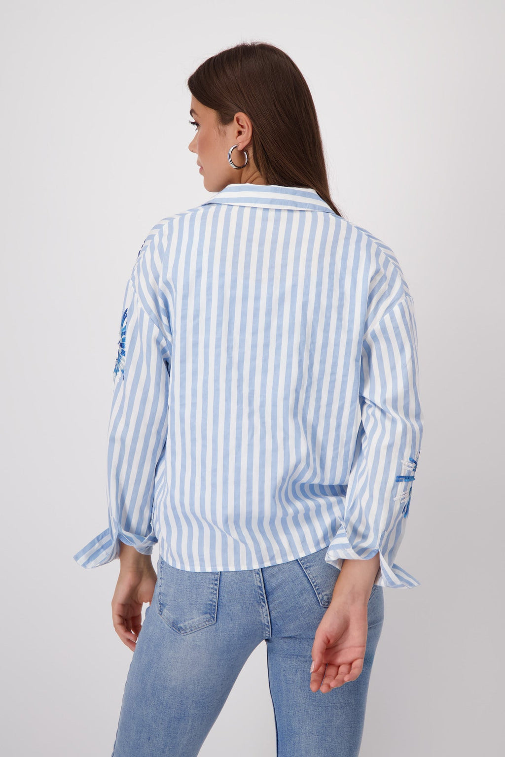 Shop Monari Call It Spring Stripe Blouse - Monari